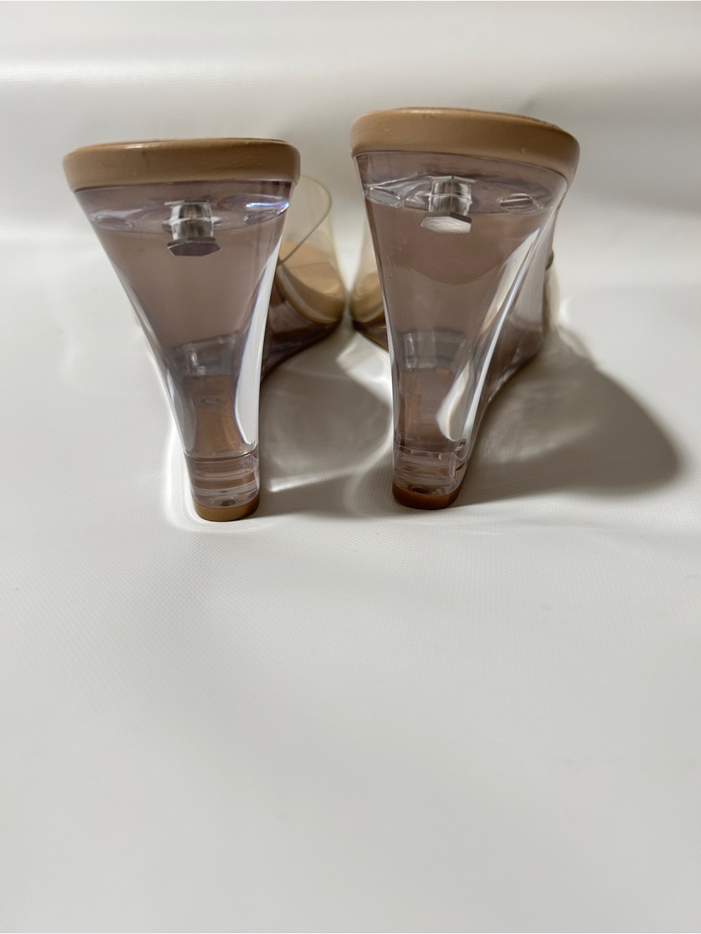 Tony Bianca Alessi Transparent Wedge Sandals - Picture 3 of 7